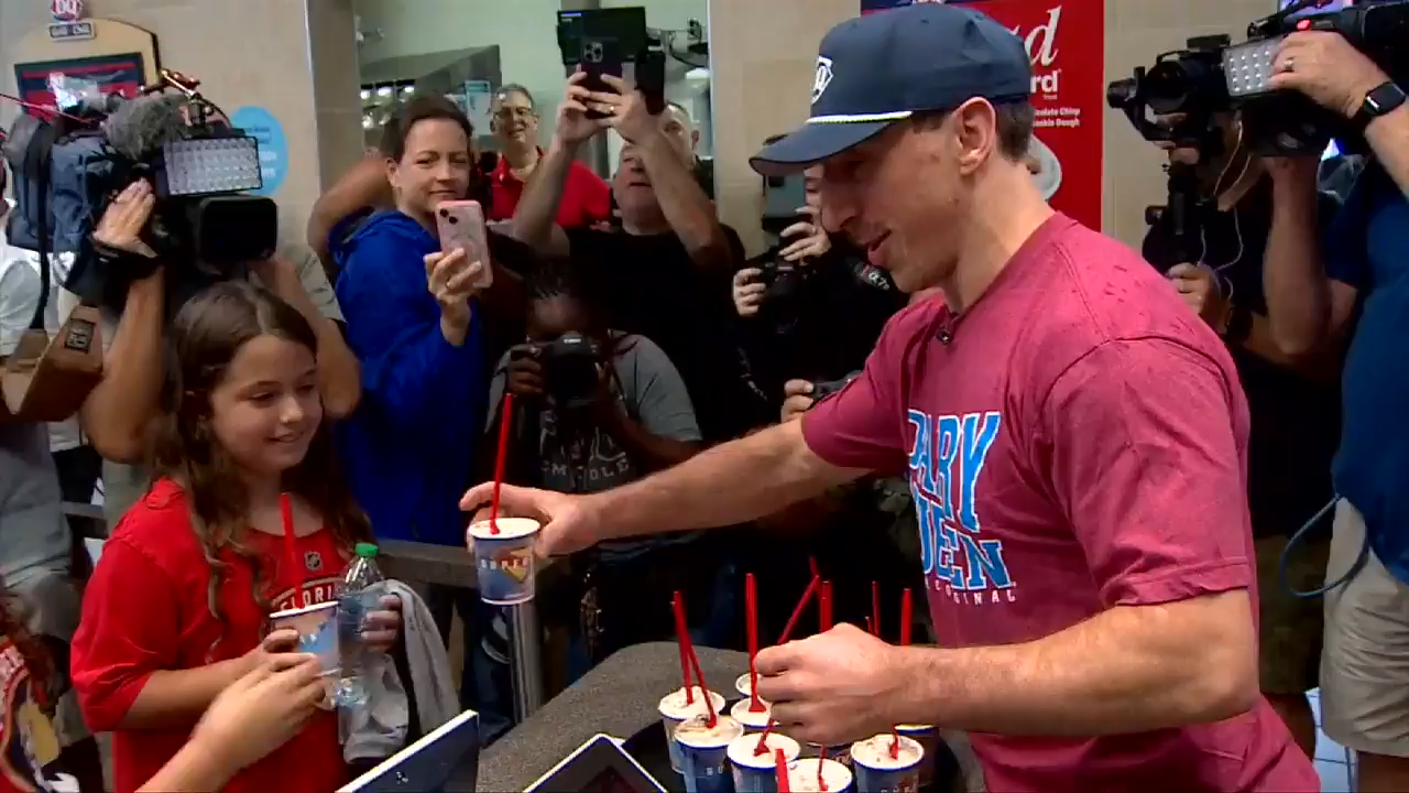 Florida Panthers celebrate victory at E11EVEN Miami, Raising Cane’s; Stanley Cup makes the rounds across Fort Lauderdale – WSVN 7News | Miami News, Weather, Sports | Fort Lauderdale