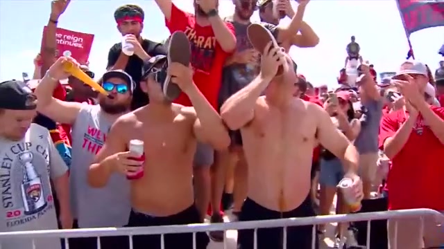 Ecstatic Panthers fans cheer on players at Parade of Champions, weigh in on team’s back-to-back wins – WSVN 7News | Miami News, Weather, Sports | Fort Lauderdale