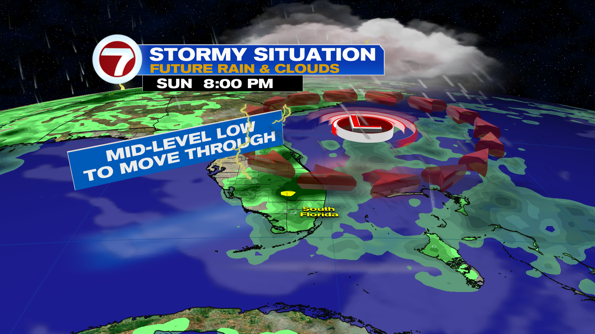Widespread Storms and Flooding Possible Monday into Tuesday - WSVN ...