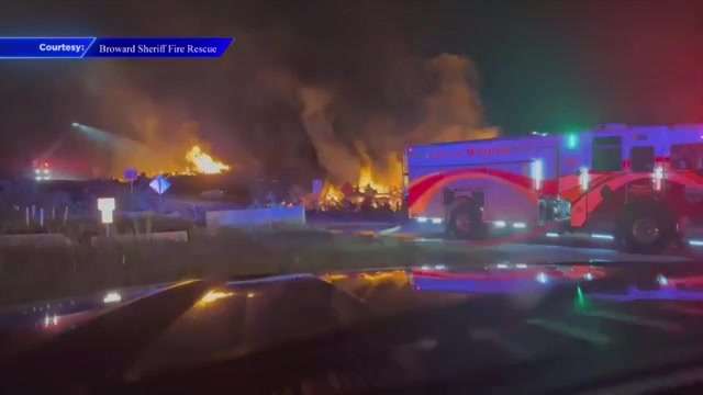 Crews put out fire on private land in Weston; no injuries - WSVN 7News ...