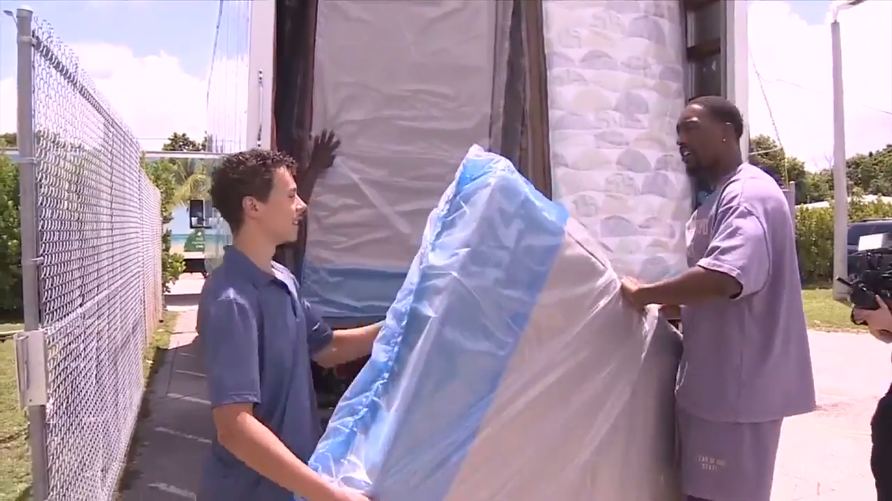 Miami Heat star Bam Adebayo donates 300 mattresses to students at SEED School of Miami – WSVN 7News | Miami News, Weather, Sports | Fort Lauderdale
