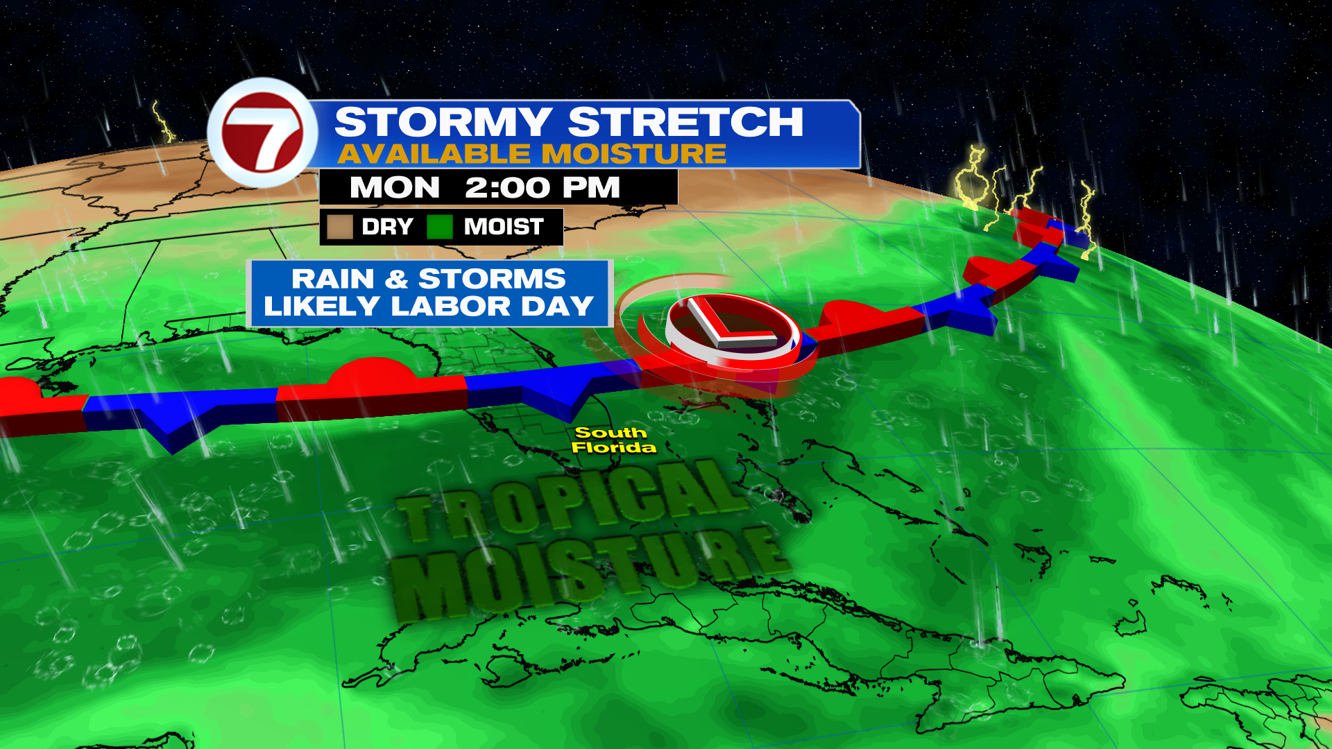 Widespread Storms to Lead to Weekend Flood Threat - WSVN 7News | Miami ...