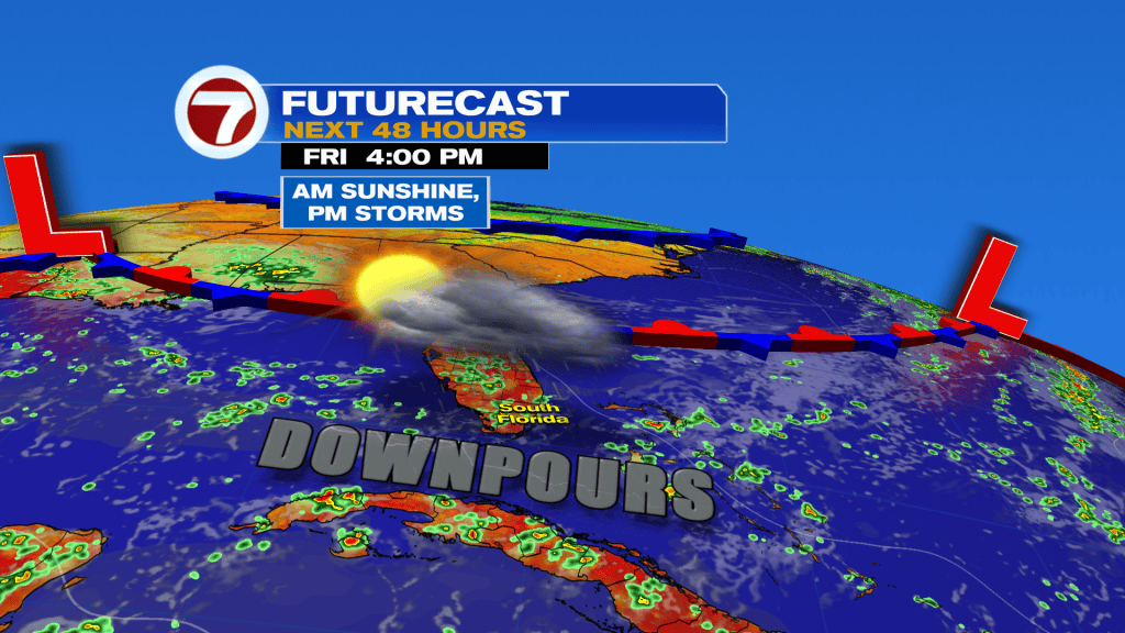Widespread Storms Lead to Weekend Flood Threat - WSVN 7News | Miami ...