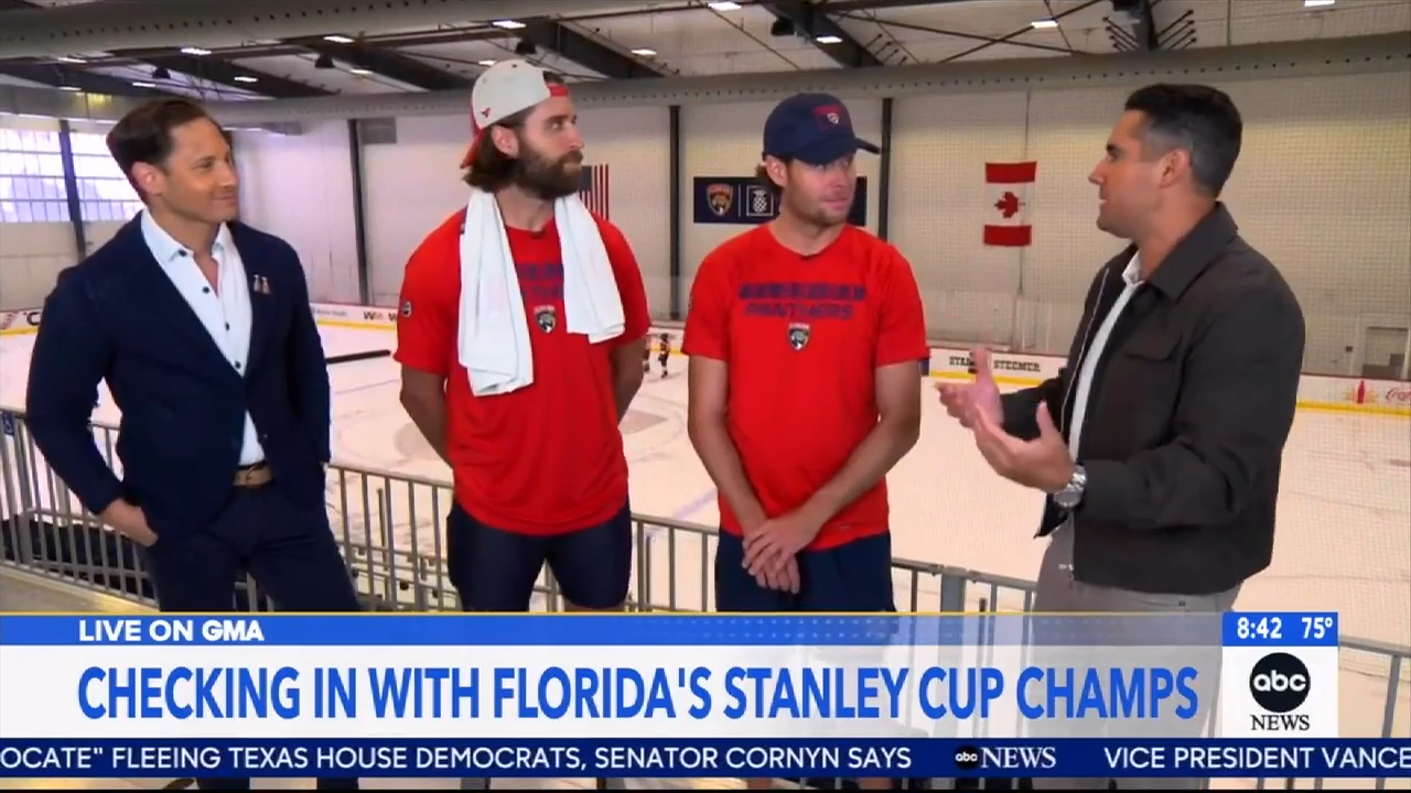 ABC Miami launch celebration continues with Florida Panthers players discussing state’s growing hockey scene – WSVN 7News | Miami News, Weather, Sports | Fort Lauderdale