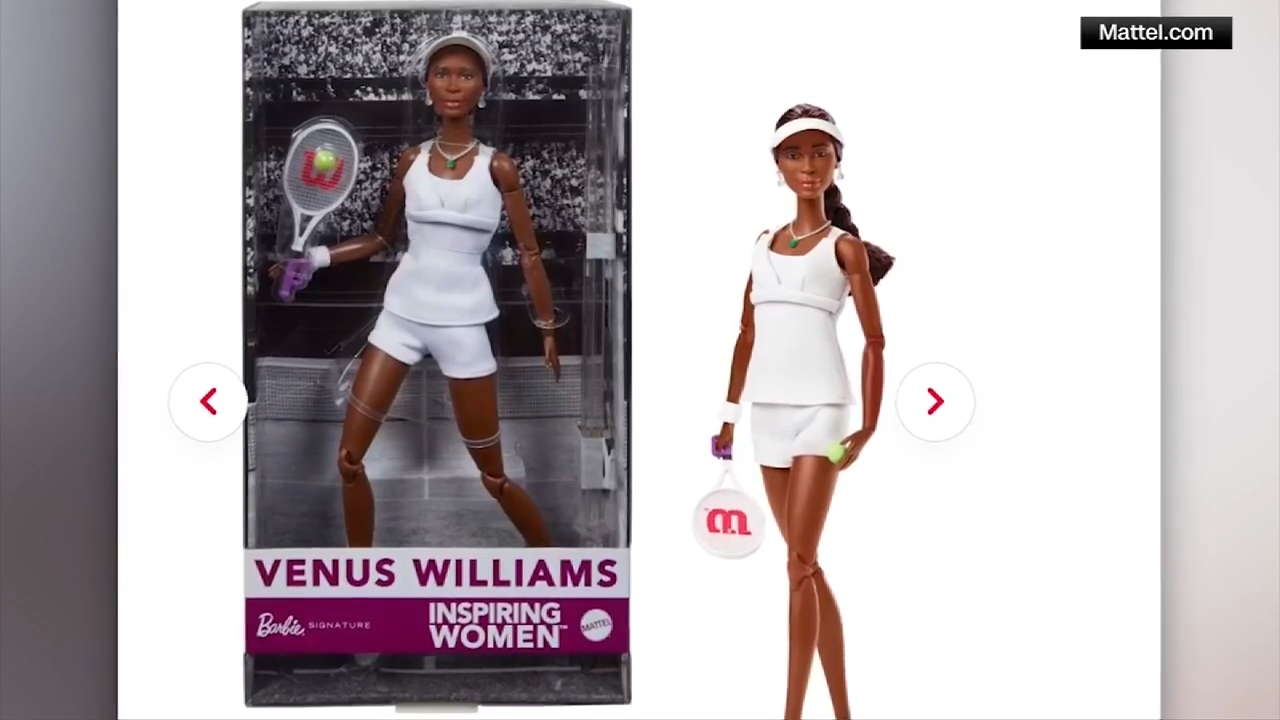Venus Williams to get new Barbie as part of Inspiring Women collection – WSVN 7News | Miami News, Weather, Sports | Fort Lauderdale