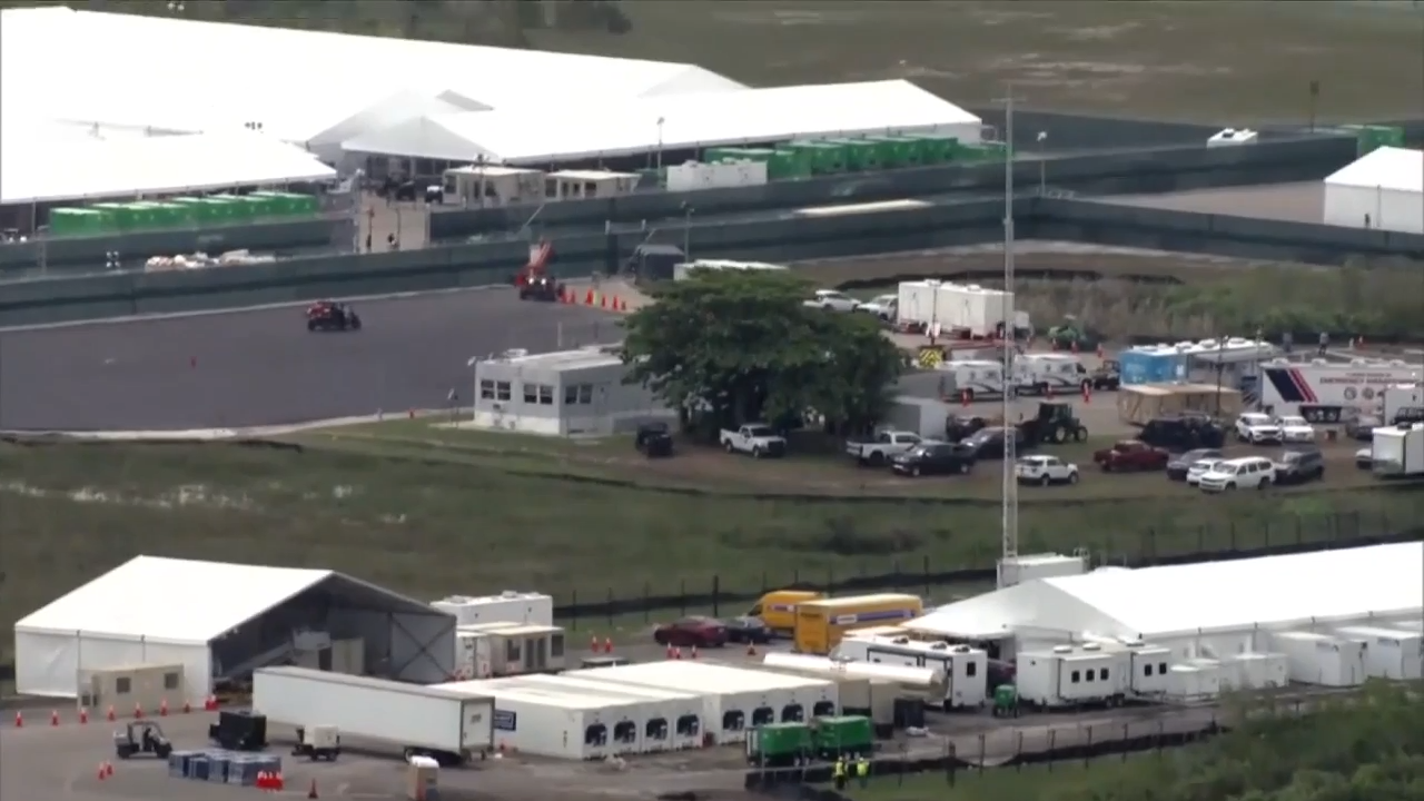 Judge weighs detainees' legal rights at 'Alligator Alcatraz' in Florida Everglades