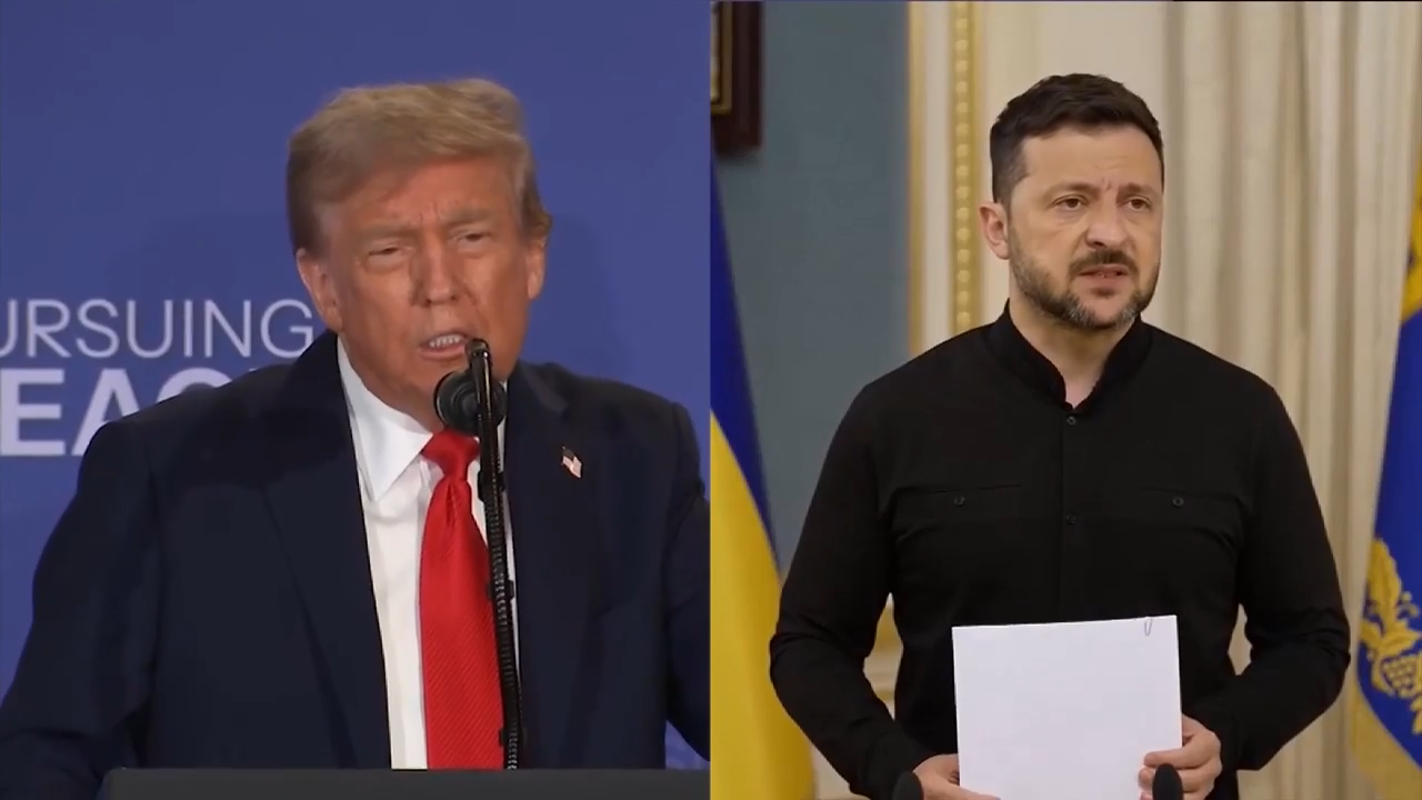 Ukraine launches more than 1,000 drones at Russia as spat between Trump and Zelenskyy continues