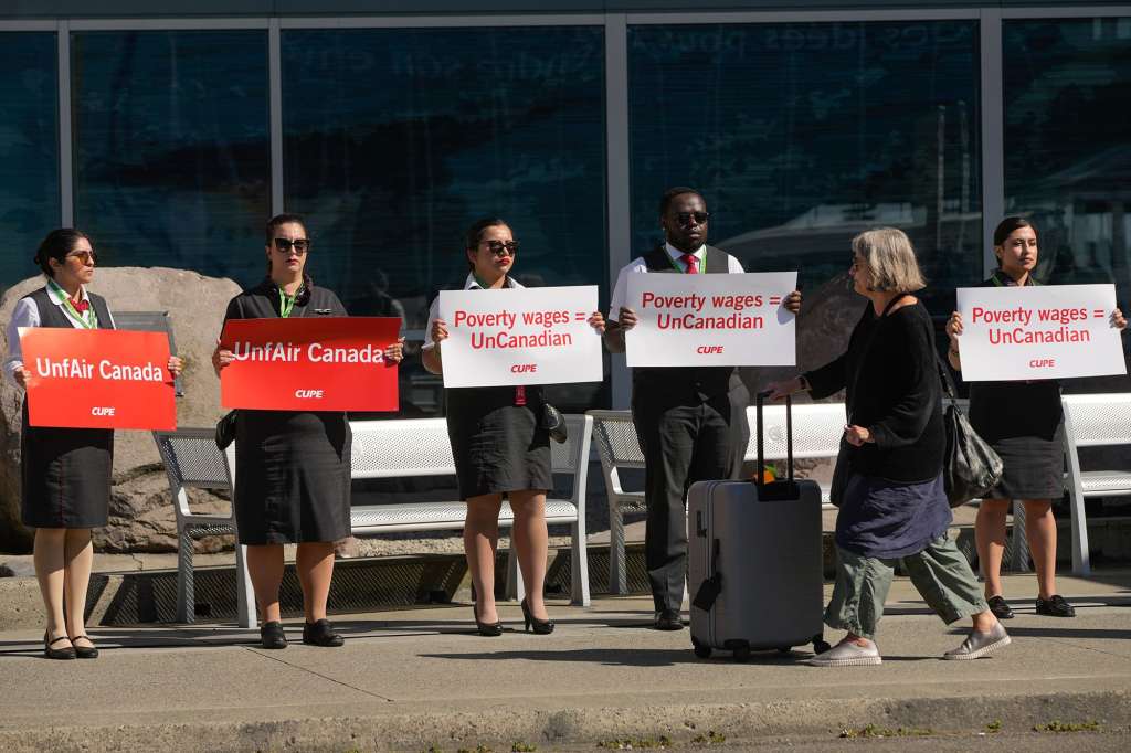 Government forces Air Canada and flight attendants union into ...