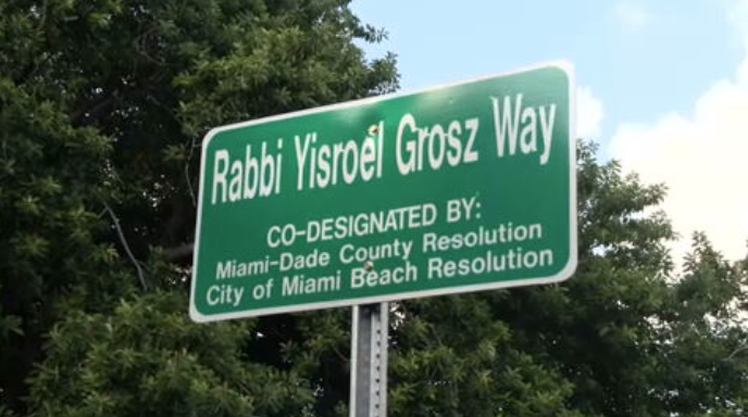 Miami Beach honors late rabbi with new street name and sign - WSVN 7News | Miami News, Weather, Sports | Fort Lauderdale