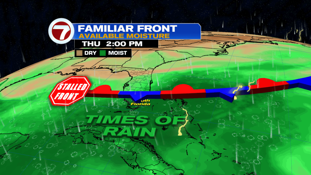 Rain and Storms Likely Thursday - WSVN 7News | Miami News, Weather ...