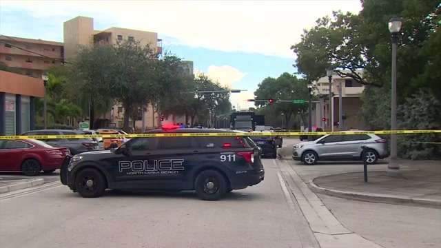 Knife-wielding man shot, stable after charging at North Miami Beach ...