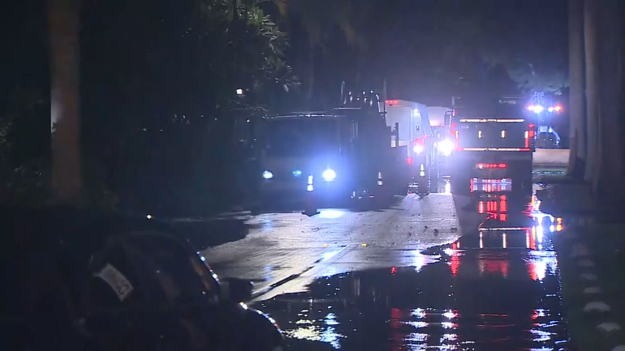 Crews repair water main break in Fort Lauderdale - WSVN 7News | Miami ...