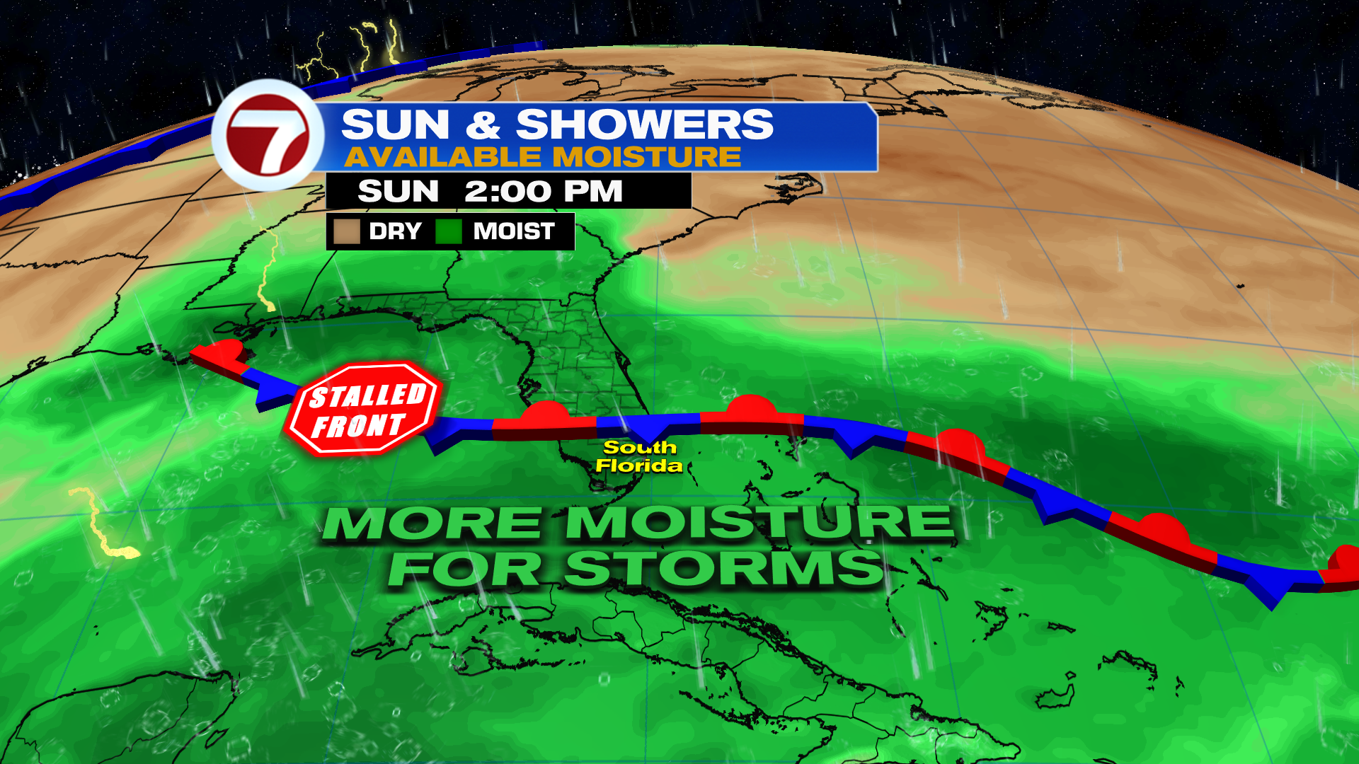 Unsettled Week Ahead with Showers Possible Daily - WSVN 7News | Miami ...
