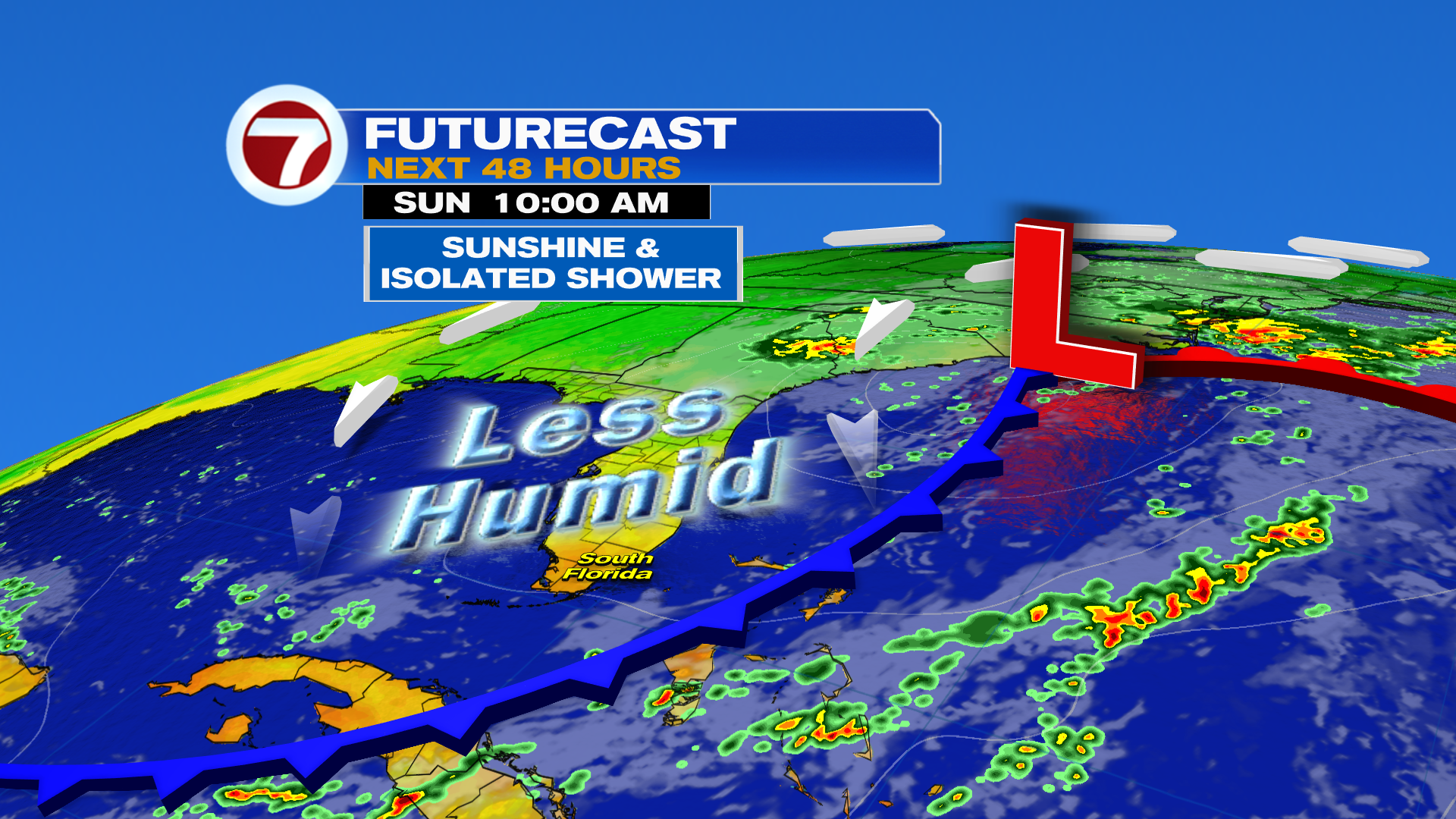 Less Humid For Sunday!