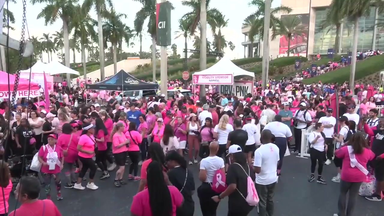 South Florida rallies together in annual Breast Cancer Walk