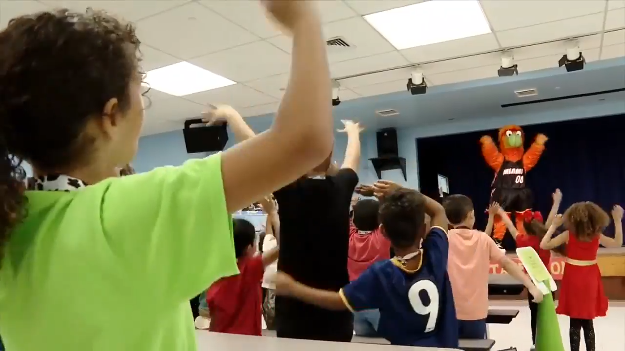 Miami Heat celebrates elementary school’s win in annual race to reduce carbon footprint – WSVN 7News | Miami News, Weather, Sports | Fort Lauderdale