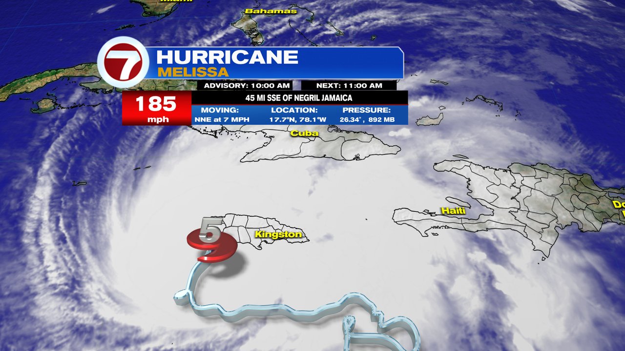 KINGSTON, Jamaica (AP) — Hurricane Melissa was set to pummel Jamaica on Tuesday as a catastrophic Category 5 storm, the strongest to lash the island<a class="excerpt-read-more" href="https://wsvn.com/news/us-world/hurricane-melissa-is-set-to-hit-jamaica-as-its-strongest-storm-since-records-began/">Read More</a>