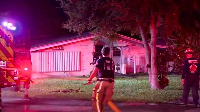 Family displaced after house catches fire in Miramar; homeowner says he ...