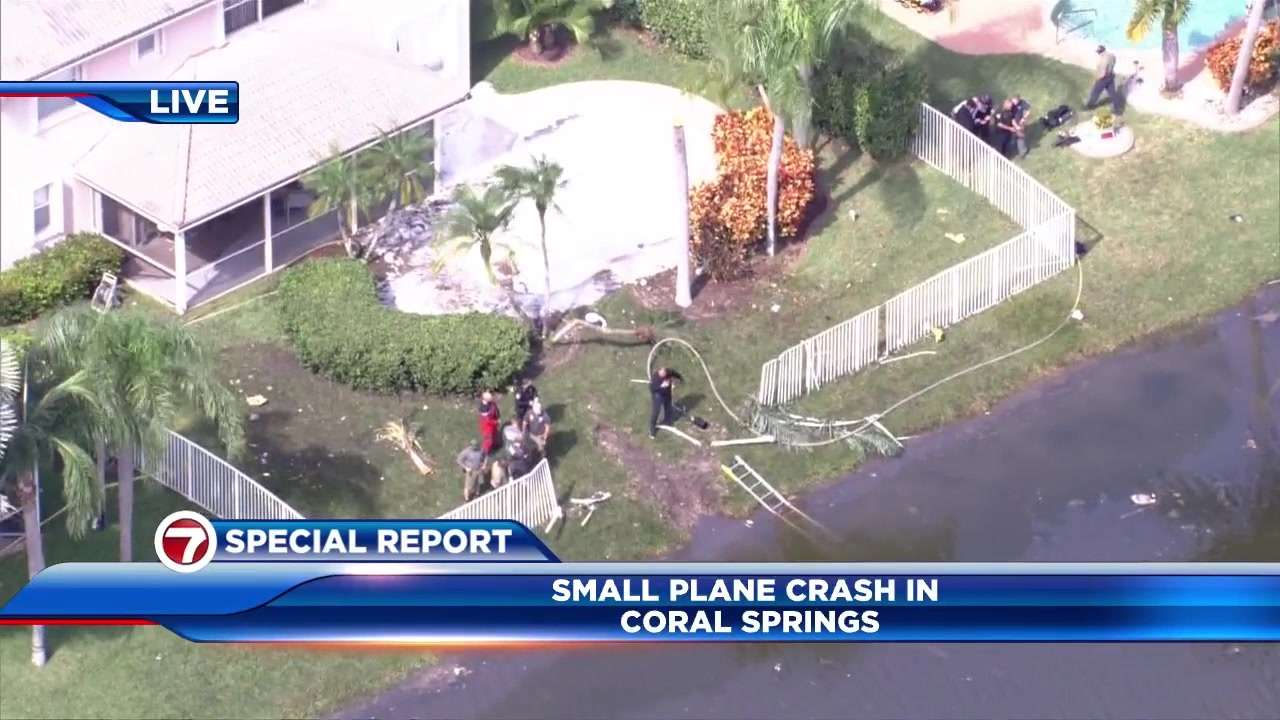 Small Plane Crashes Into Lake Near Preschool in Florida