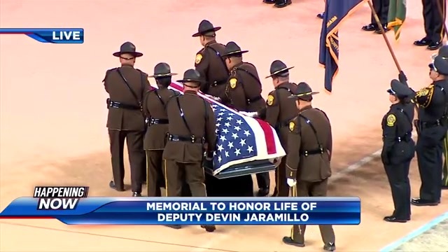 MIAMI (WSVN) - A public memorial service for a fallen Miami-Dade Sheriff’s Office deputy is currently underway at loanDepot Park following a somber procession and<a class="excerpt-read-more" href="https://wsvn.com/news/local/miami-dade/public-memorial-service-for-mdso-deputy-devin-jaramillo-underway-at-loandepot-park-after-mass-procession/">Read More</a>