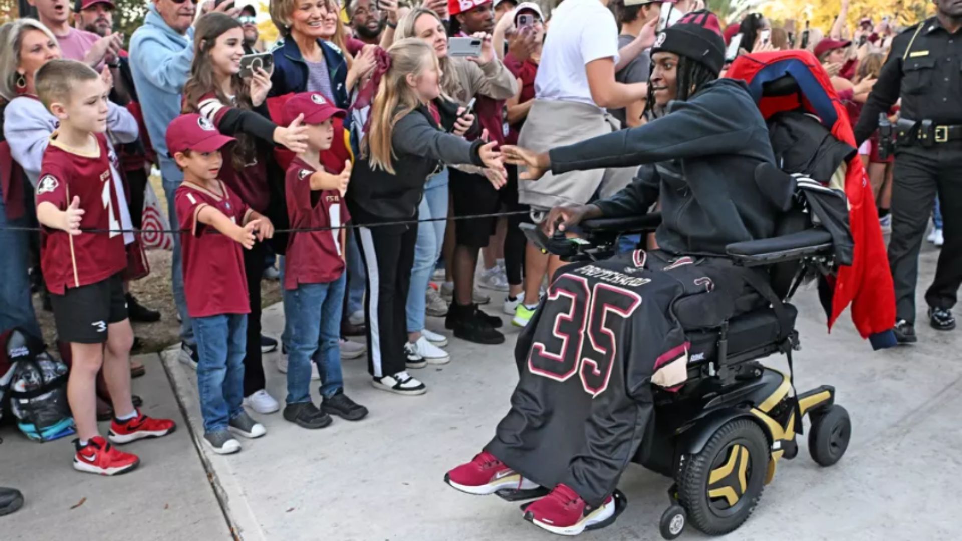 Father says Ethan Pritchard determined to walk, play football at Florida St. – WSVN 7News | Miami News, Weather, Sports | Fort Lauderdale