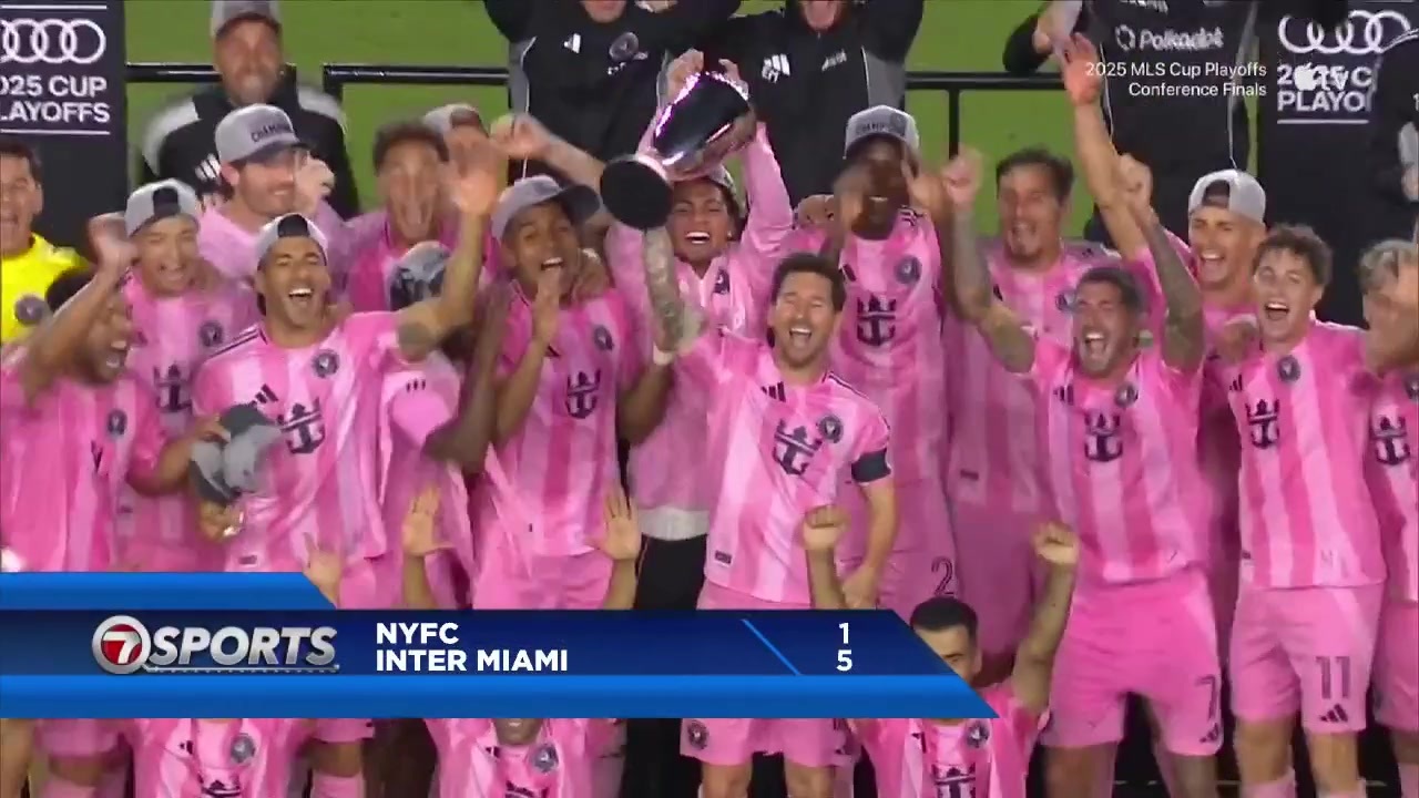 Messi’s Inter Miami advances to MLS Cup final with 5-1 win over NYCFC in East final – WSVN 7News | Miami News, Weather, Sports | Fort Lauderdale
