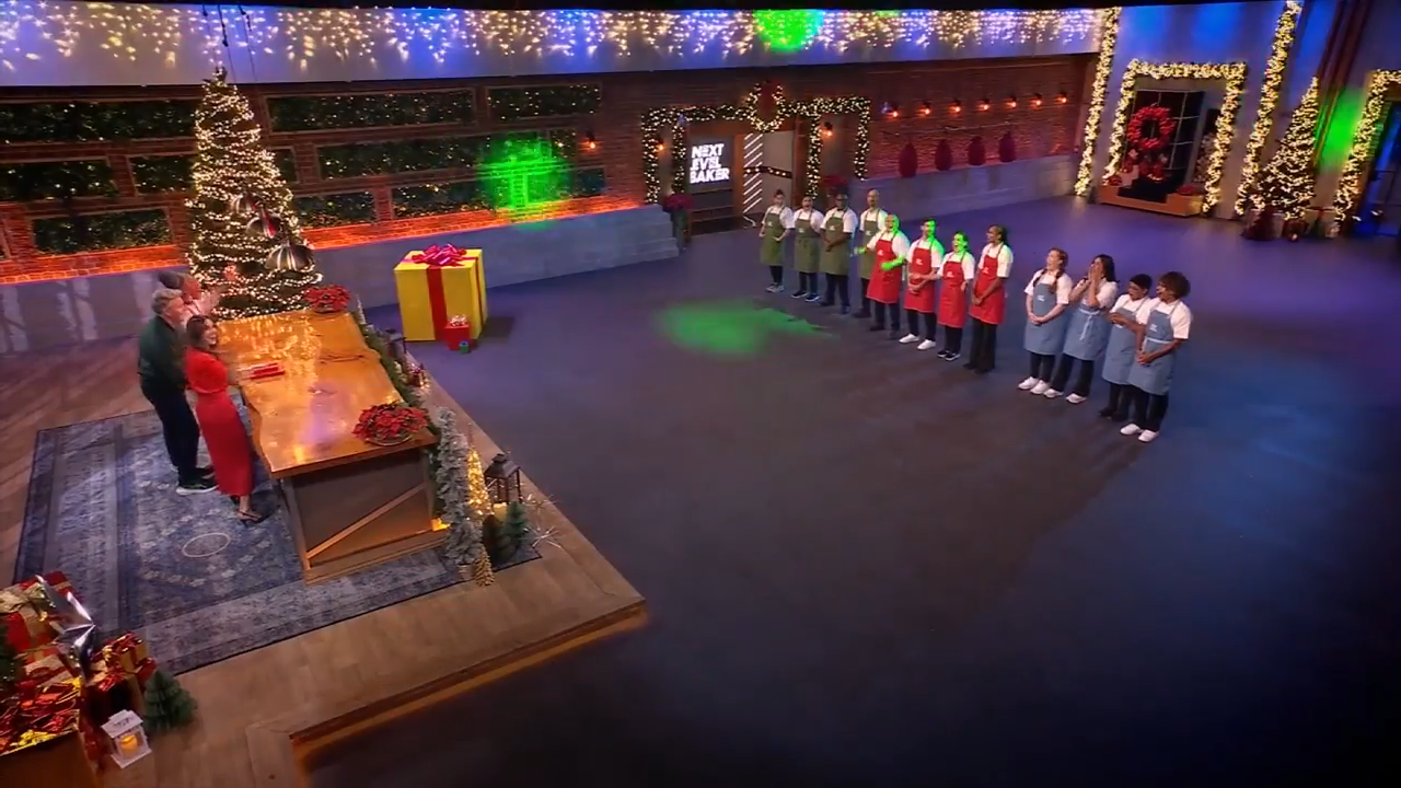 12 bakers go head-to-head for a grand prize while spreading holiday cheer during Fox’s ‘Next Level B ...