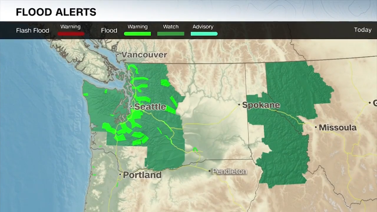 Record flooding threatens Washington as more heavy rain pounds the ...
