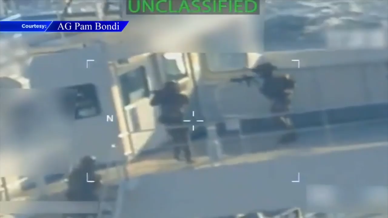 US forces stop a second merchant vessel off the coast of Venezuela, American officials say