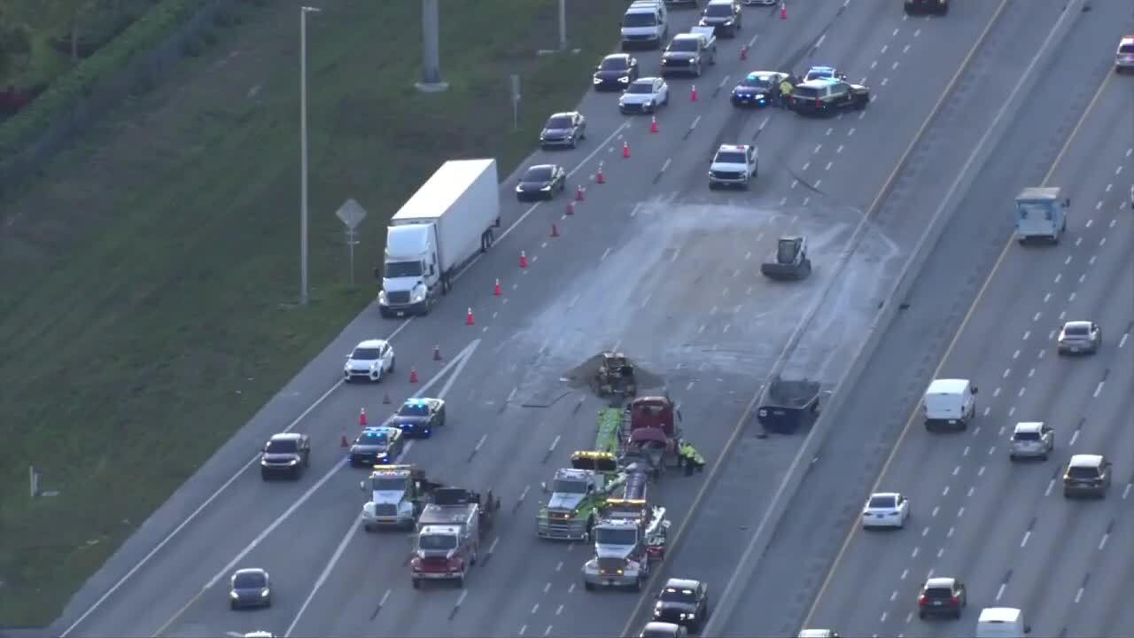 1 airlifted after crash on NB lanes of Florida Turnpike at NW 57th Ave in Miramar