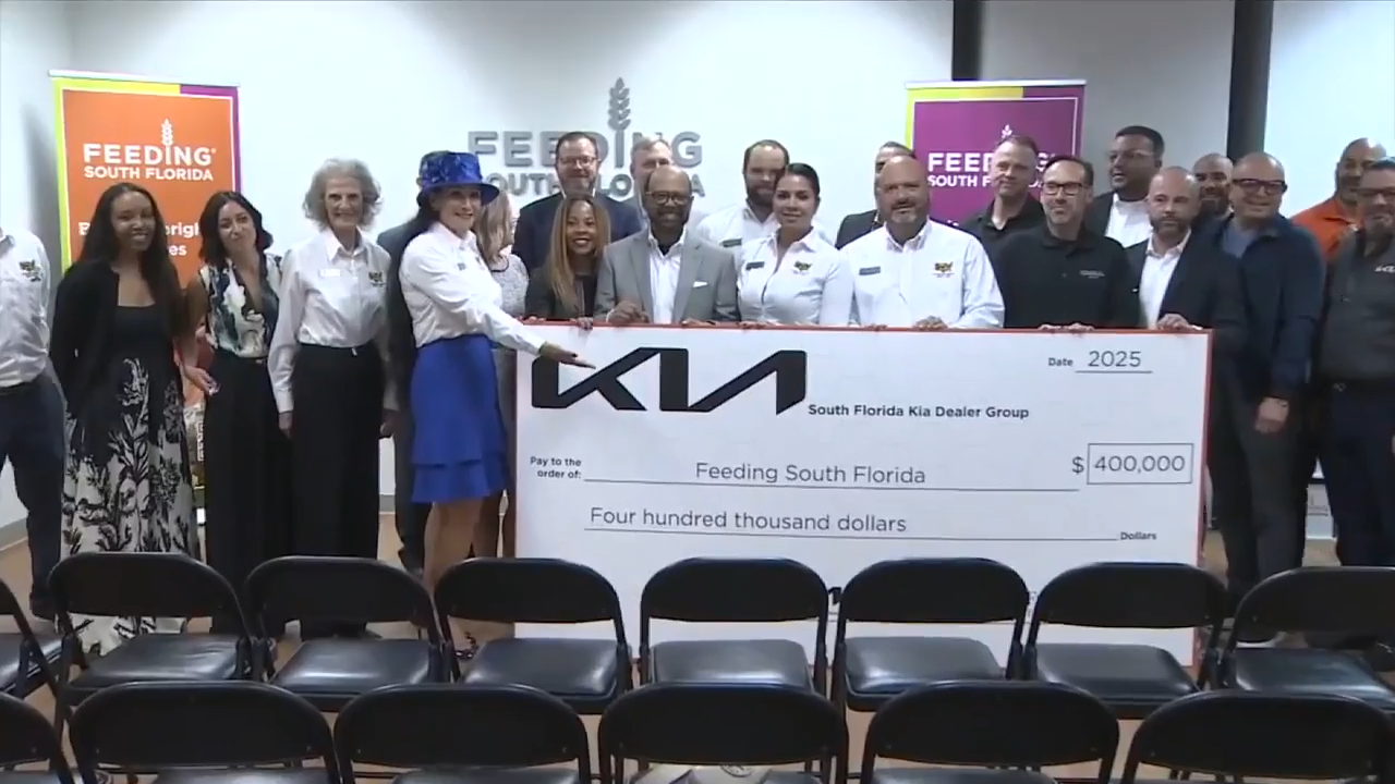 Local organizations join forces to make massive $400K donation to Feeding South Florida