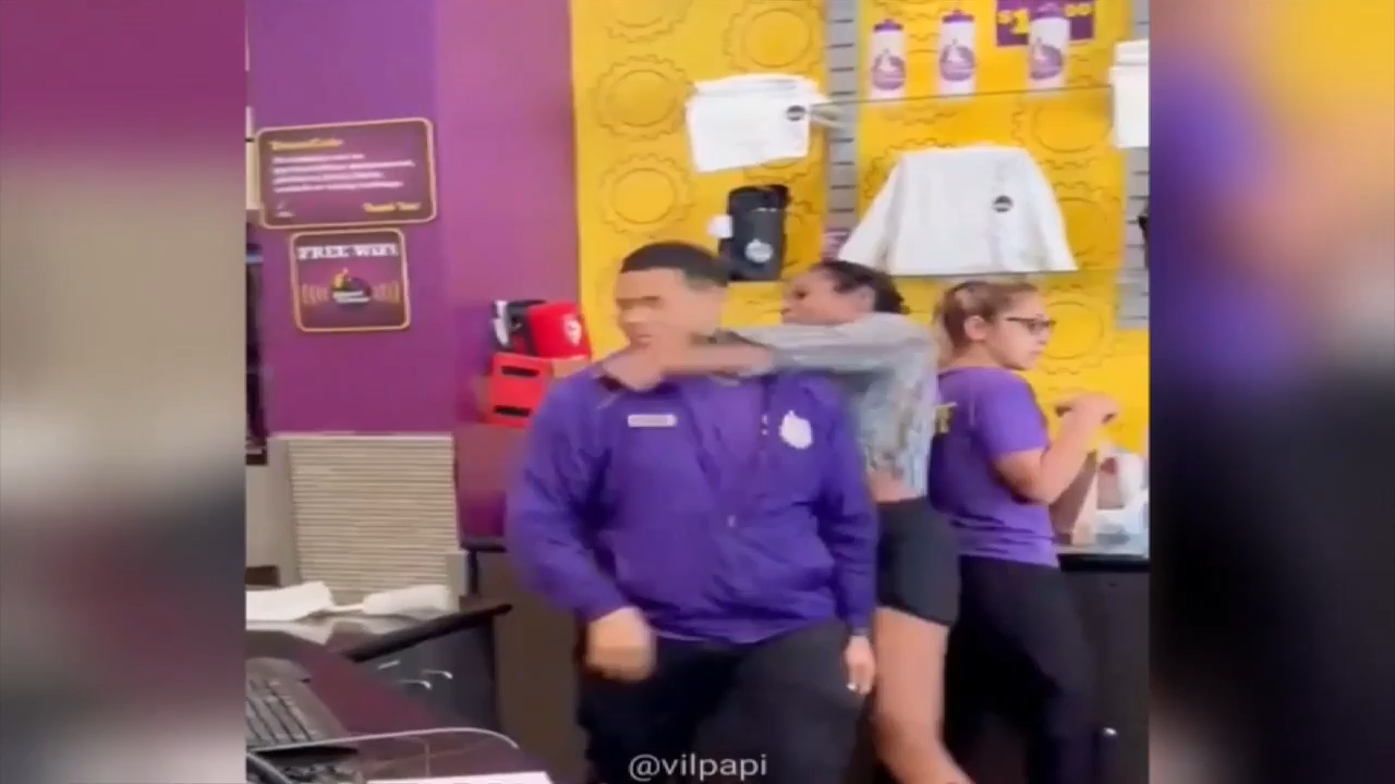 Video shows woman repeatedly punching Planet Fitness employee in Miami