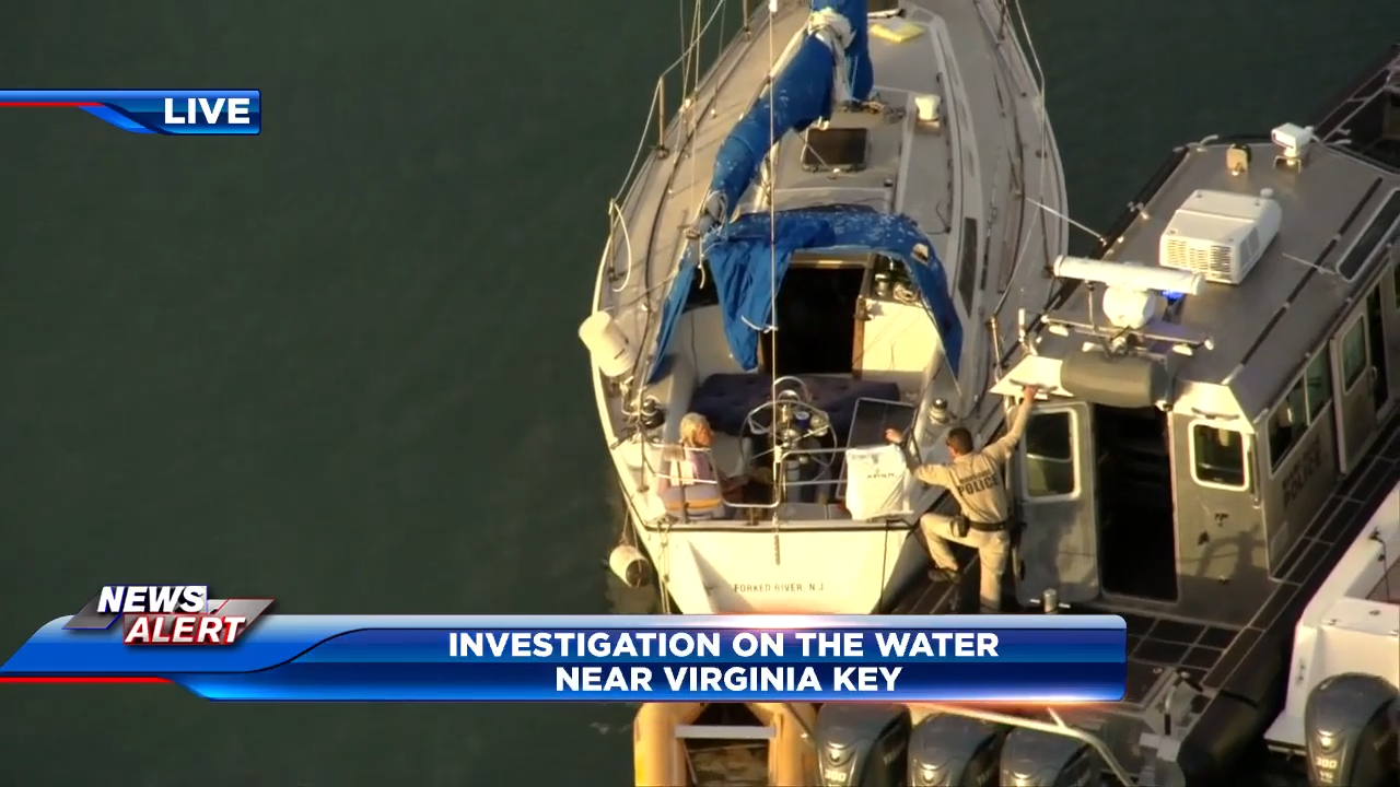 Man found dead inside sailboat near Virginia Key; death investigation underway