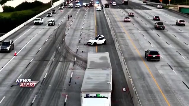 DAVIE, FLA. (WSVN) - A violent crash along the Florida Turnpike in Davie left a man and a woman dead, sent a man to the<a class="excerpt-read-more" href="https://wsvn.com/news/local/broward/fhp-2-killed-1-hospitalized-after-18-wheeler-rear-ends-mercedes-suv-on-turnpike-in-davie-3-sb-lanes-closed/">Read More</a>