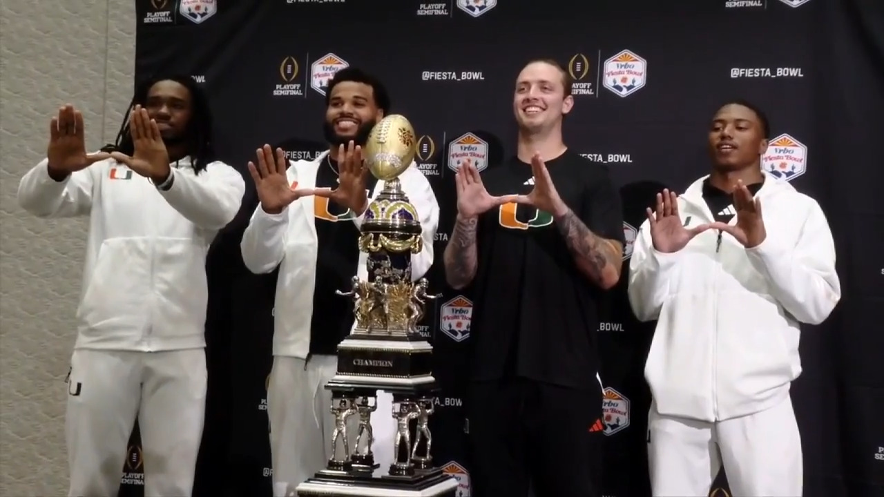‘Everybody is bought in’: Canes players speak to media ahead of Fiesta Bowl matchup against Ole Miss – WSVN 7News | Miami News, Weather, Sports | Fort Lauderdale