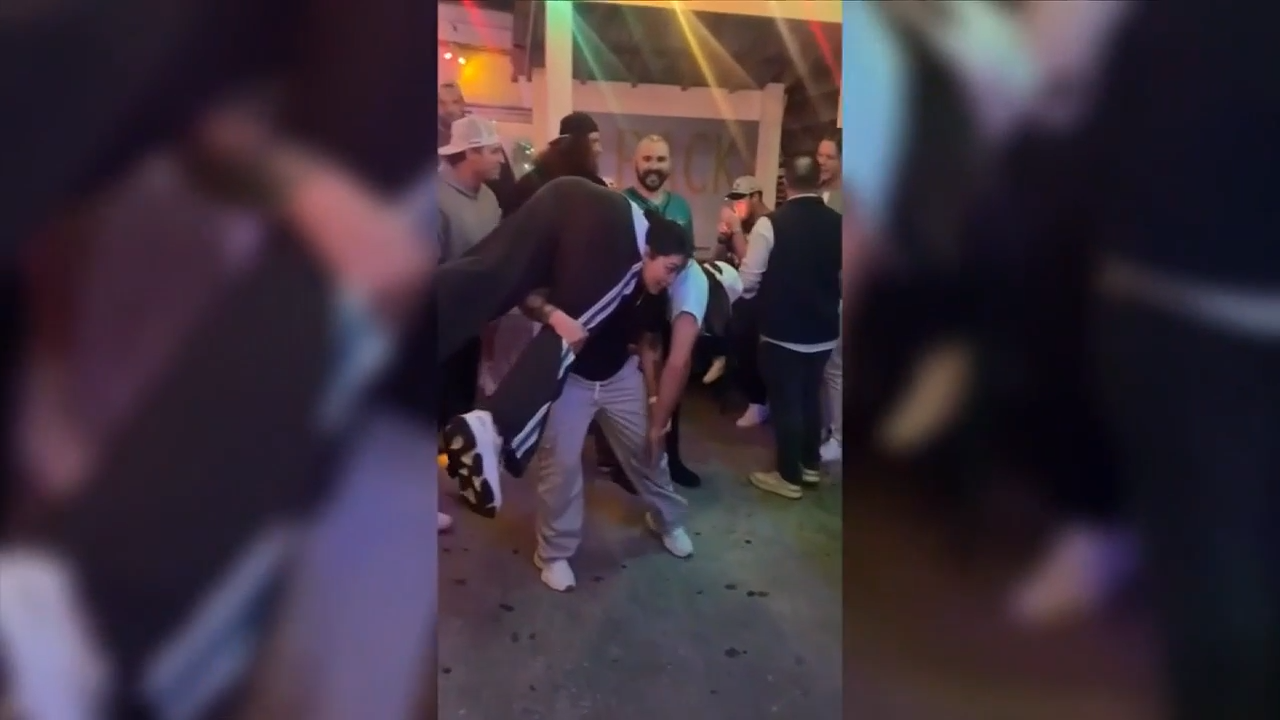Video of Jaguars quarterback Trevor Lawrence going viral after letting fan squat him at a bar in Jacksonville