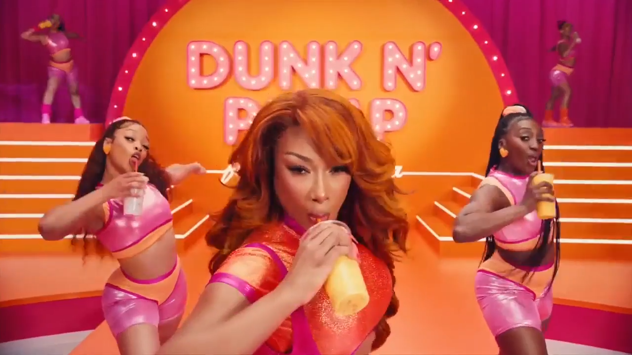 Rapper Megan Thee Stallion introduces limited edition ‘Hot Girls Run on Dunkin’ protein drink at Dunkin’