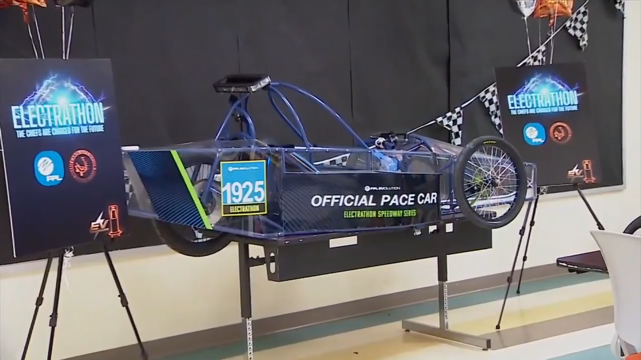 Miami Carol City Senior High partners with FPL  for electric go-kart competition in engineering program