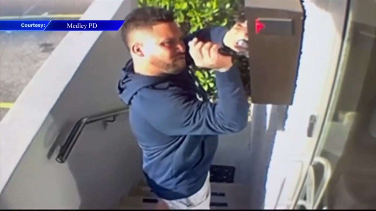 2 arrested after stealing mail from several businesses in Medley, police say