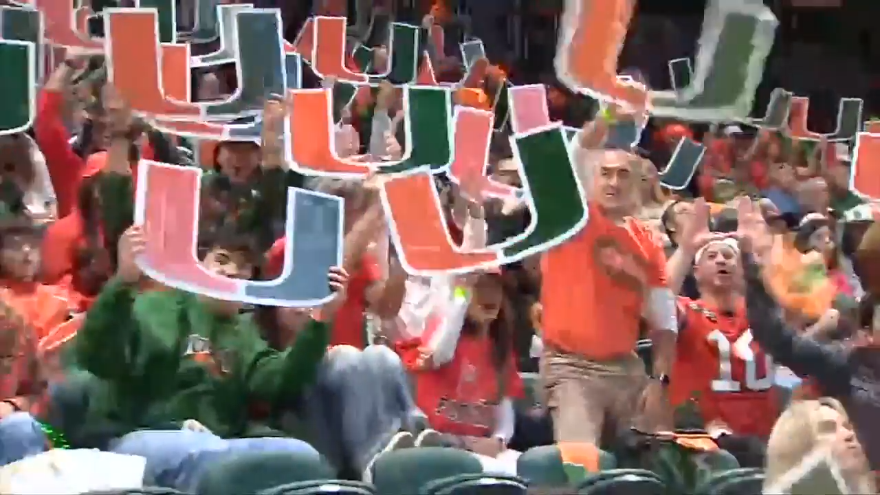 Canes watch party draws fans to Watsco Center in Coral Gables for championship game