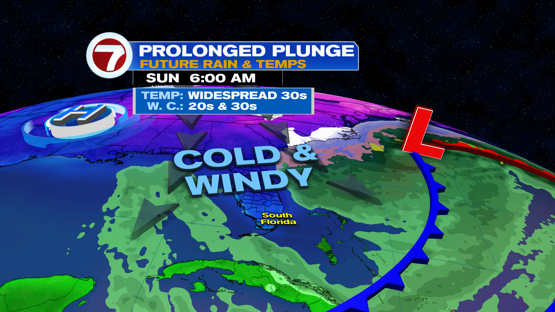 Historic Cold Snap Coming - WSVN 7News | Miami News, Weather