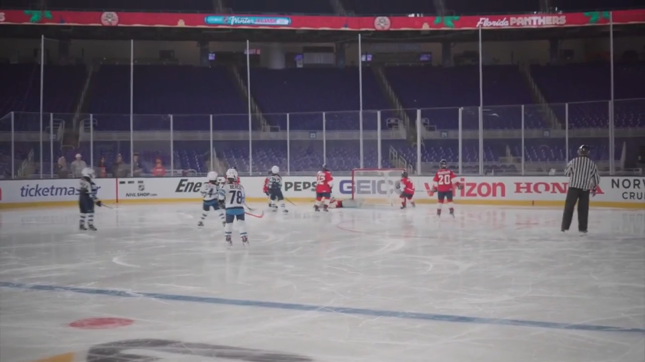 Youth hockey players take the ice as Panthers keep 2026 NHL Winter Classic rink cool a bit longer – WSVN 7News | Miami News, Weather, Sports | Fort Lauderdale