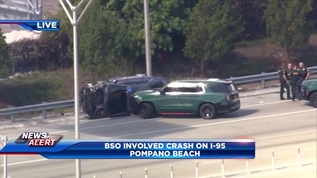 POMPANO BEACH, FLA. (WSVN) - Authorities are investigating a rollover crash along Interstate 95 in Pompano Beach that, they said, involved a BSO deputy and<a class="excerpt-read-more" href="https://wsvn.com/news/local/broward/theft-subject-hospitalized-after-pursuit-on-i-95-ends-in-bso-involved-crash-near-atlantic-blvd-causing-sb-lane-closures/">Read More</a>