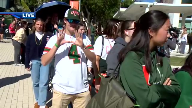 UM students show up in big numbers for pep rally ahead of CFP championship game against Indiana – WSVN 7News | Miami News, Weather, Sports | Fort Lauderdale