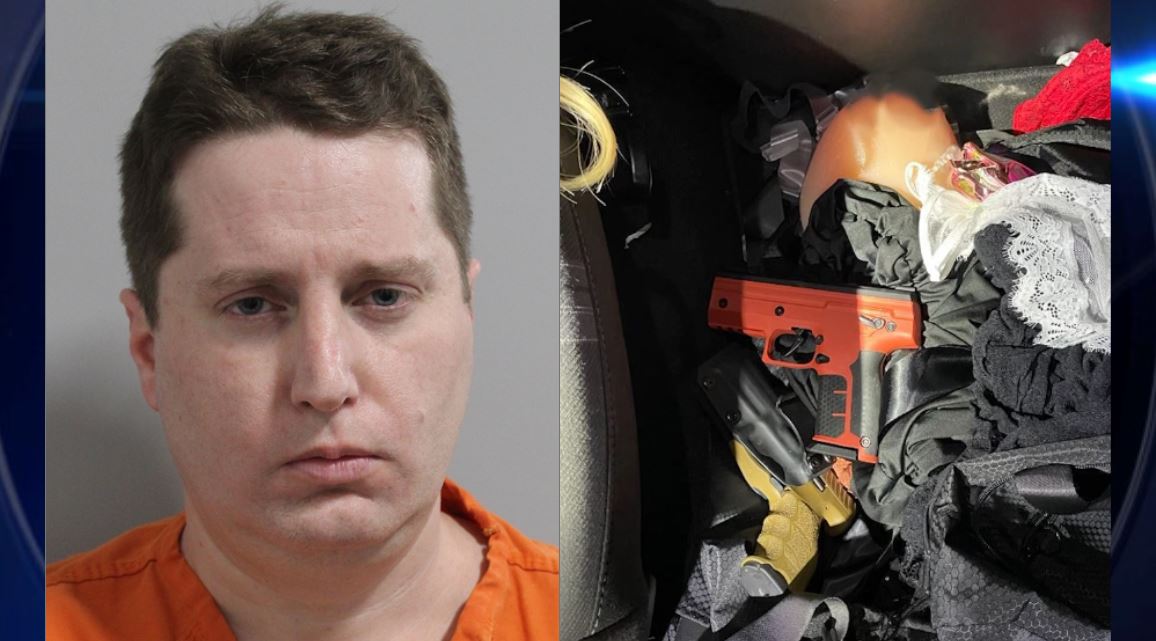 Florida man arrested with a red, lace bra, a G-string and a gun