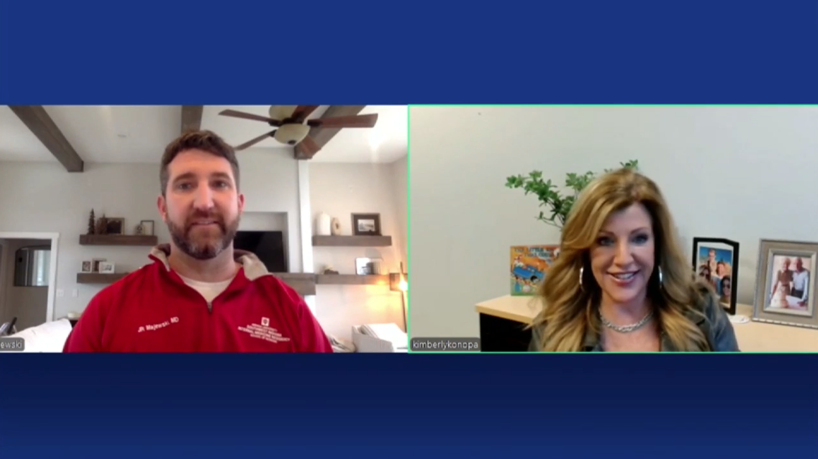 Mother and son are Indiana grads with Canes ties going back to the 1930s. They’re rooting for opposing teams