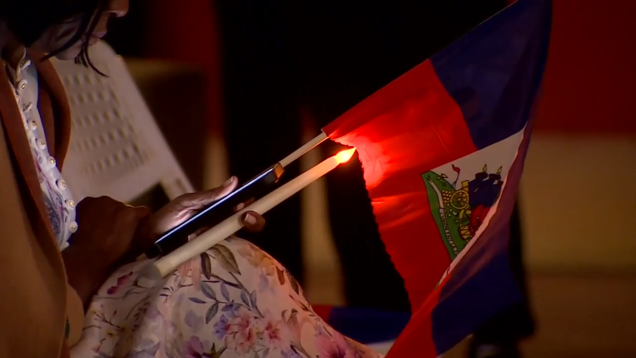 Residents, community leaders gather for prayer vigil in Miami in support of TPS for Haitians following judge’s ruling