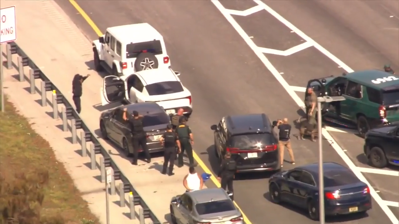 Police pursuit ends with 4 in custody in Pompano Beach