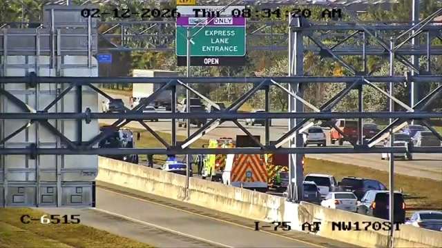 1 airlifted, 2 others hurt after crash on I-75 in NW Miami-Dade - WSVN ...