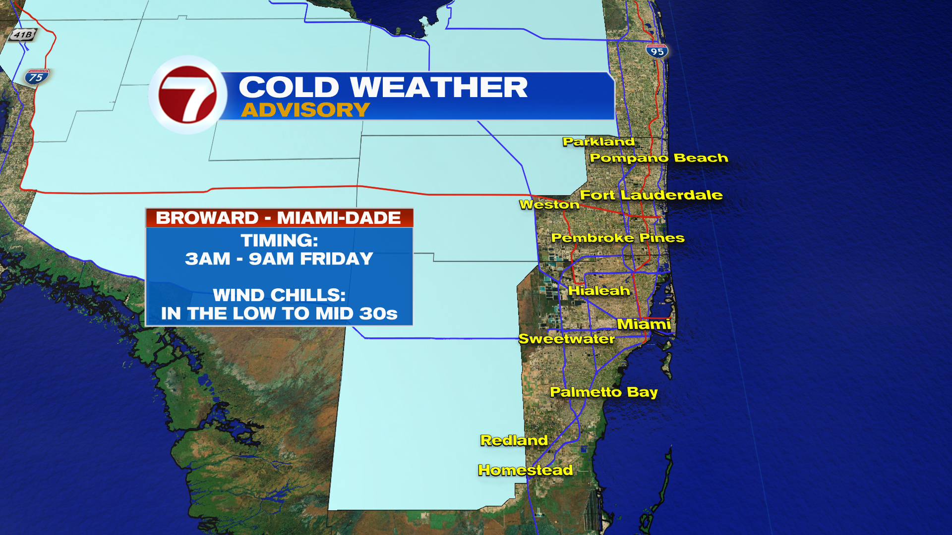 Chill Returning to South Florida